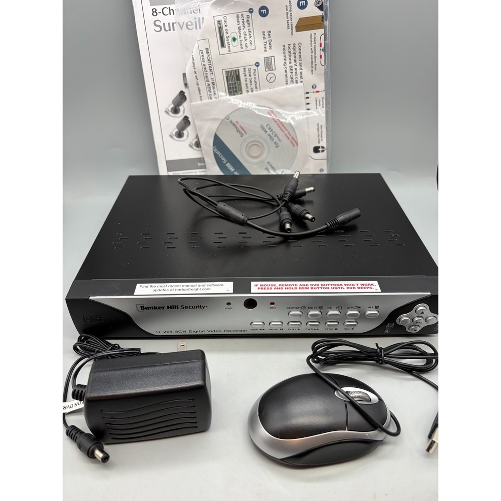 Bunker Hill 62463 H.264 8CH 500GB Digital Video Recorder DVR
